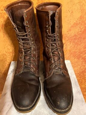 Double-H Packer Lace Up Leather Boots